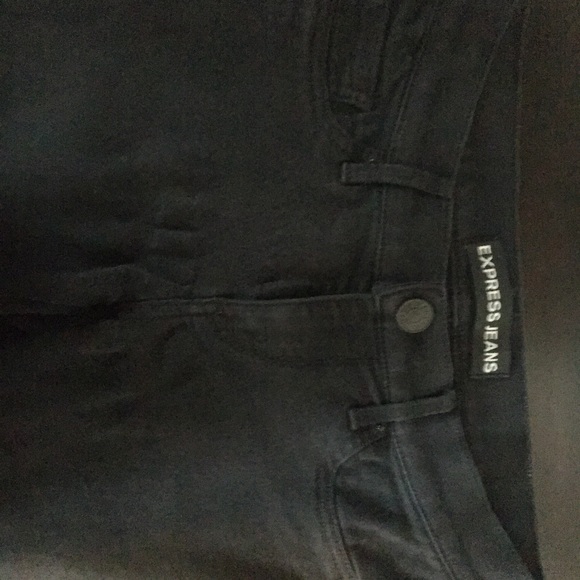 Extreme stretch low rise black pants - Picture 7 of 8